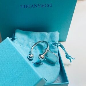 Tiffany & Co Round tag key ring